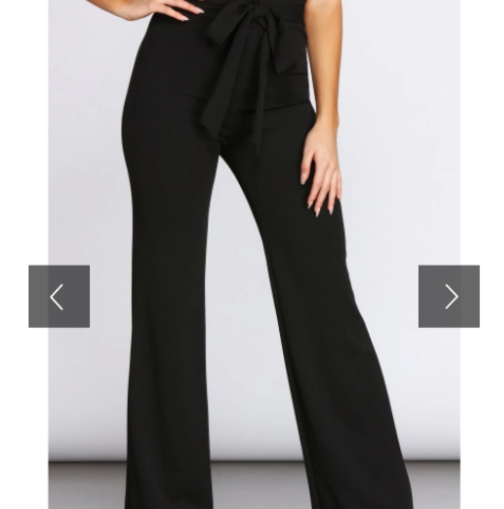 COPY - Crushed Velvet Straight Leg Dress Pants